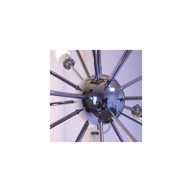 Lustre moderno globo sala de estar pingente jantar compras loja noite metal cromo