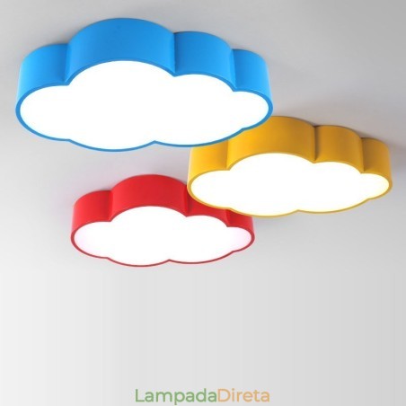 Macaron Multi color Cloud Modern Nordic Style Flush Mount Ceiling Lights com sombra de acrílico Macaron Multi color Cloud Modern Nordic Style Flush Mount Ceiling Lights com sombra de acrílico