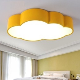 Macaron Multi color Cloud Modern Nordic Style Flush Mount Ceiling Lights com sombra de acrílico