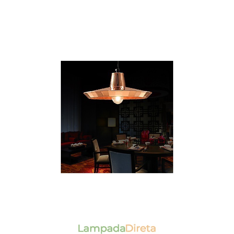 Lustre Mini Estilo Tradicional Clássico Rústico Lodge Metal Pendente Luz
