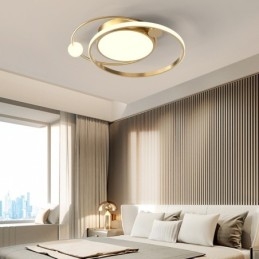 Luminárias de teto redondas modernas para ambientes internos