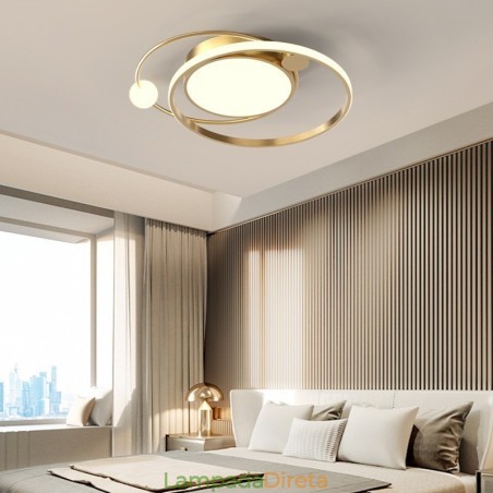 Luminárias de teto redondas modernas para ambientes internos Luminárias de teto redondas modernas para ambientes internos