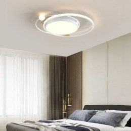 Luminárias de teto redondas modernas para ambientes internos