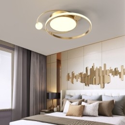 Luminárias de teto redondas modernas para ambientes internos
