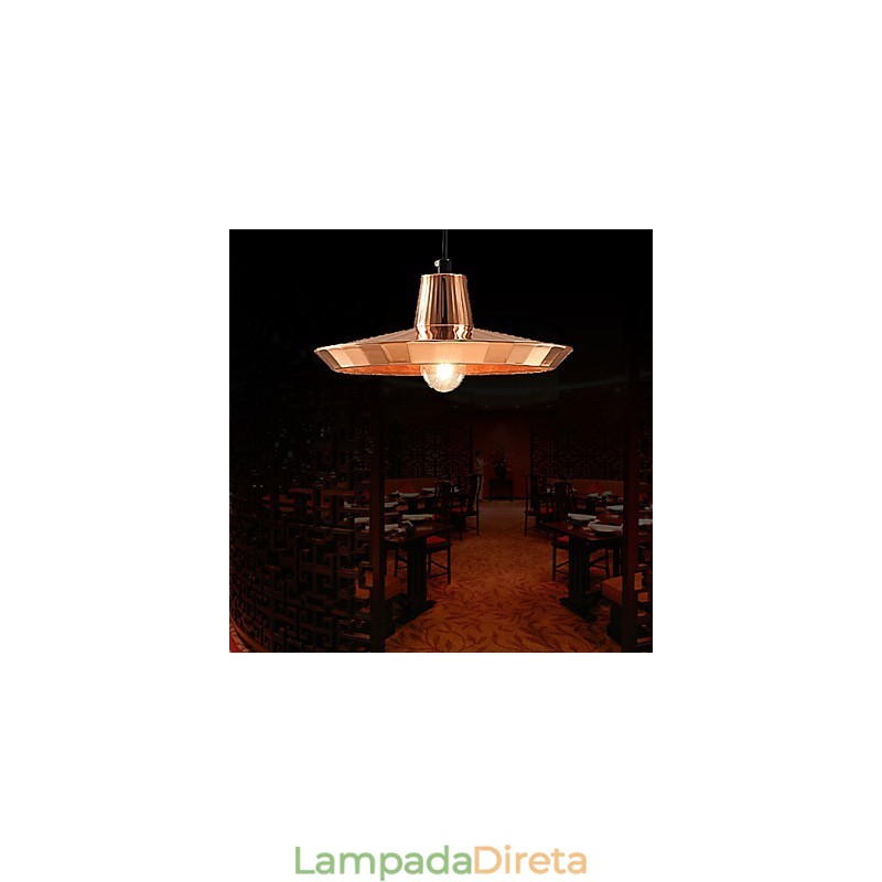 Lustre Mini Estilo Tradicional Clássico Rústico Lodge Metal Pendente Luz