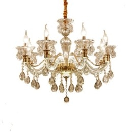 Lustre de Cristal de Luxo Lustre de Cristal K9 com Braço Brilhante
