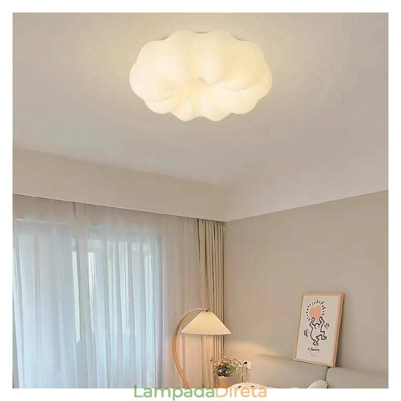Nordic Creative Pumpkin Luz de teto regulável para varanda
