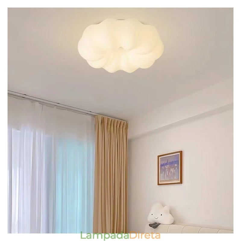 Nordic Creative Pumpkin Luz de teto regulável para varanda