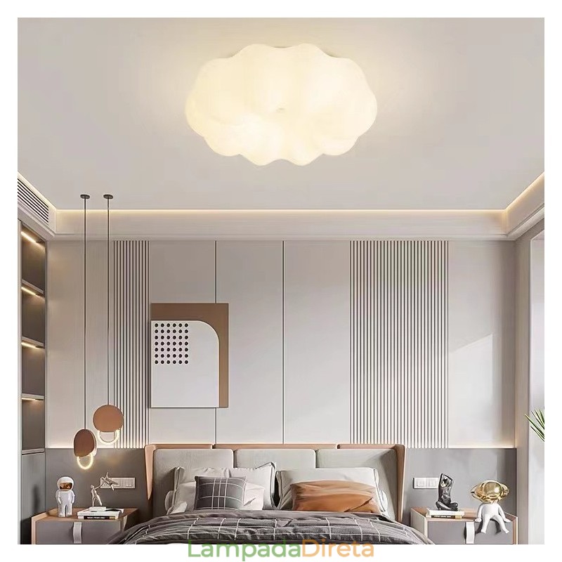 Nordic Creative Pumpkin Luz de teto regulável para varanda