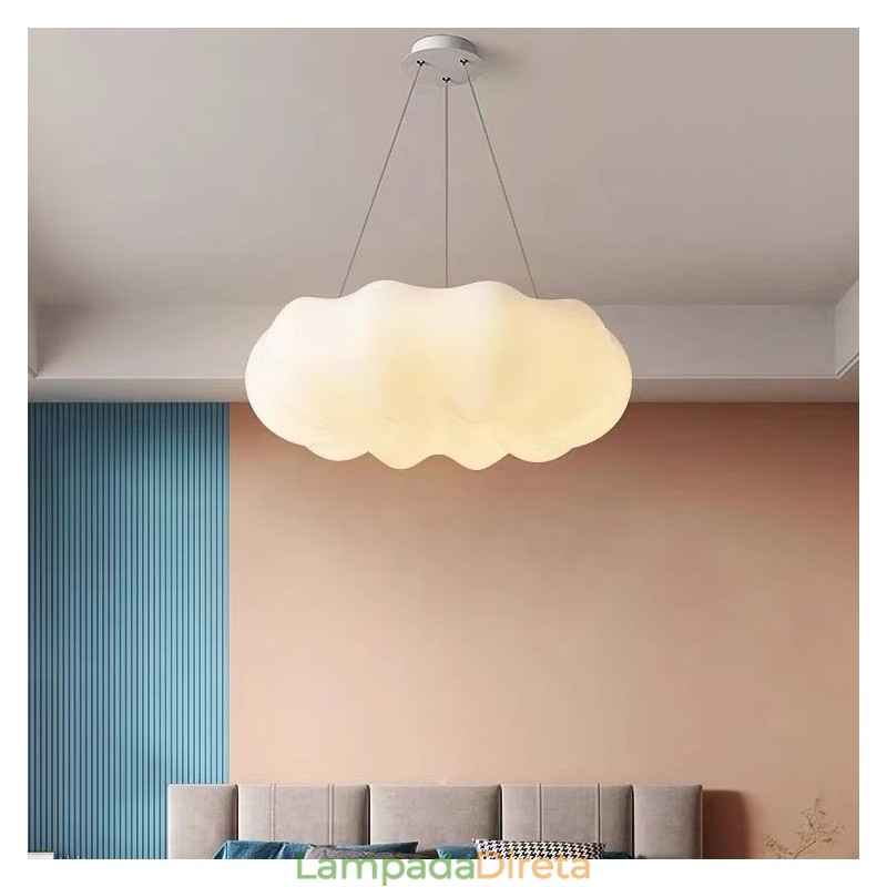 Nordic Modern Creative Pumpkin Luz pendente regulável Luz pendente para varanda