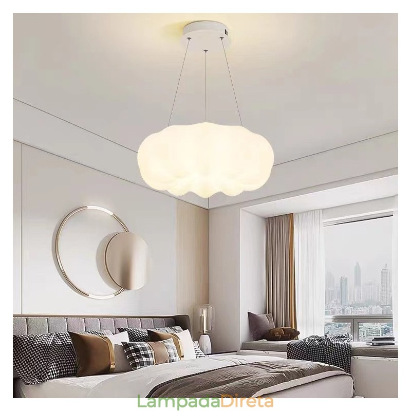 Nordic Modern Creative Pumpkin Luz pendente regulável Luz pendente para varanda