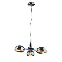 Abajur de vidro chapeado 3W Lustre criativo simples