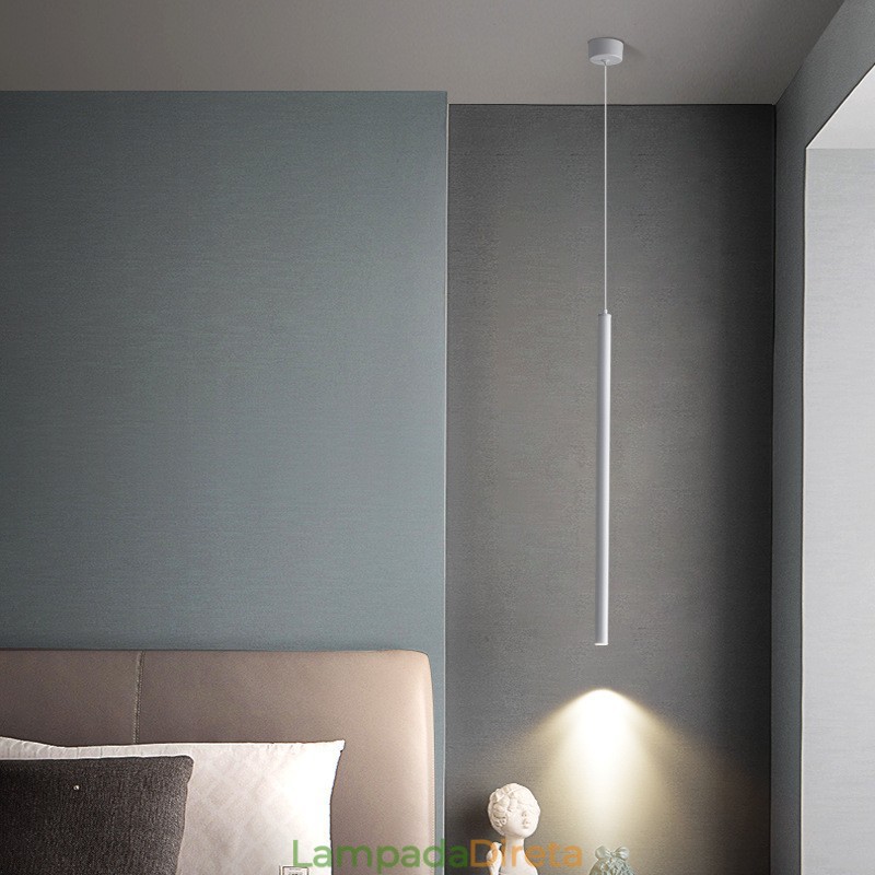 Luminária pendente simples, moderna e contemporânea