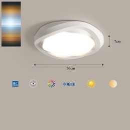 Proteção ocular de espectro total regulável, multicores, luz de teto embutida moderna, luminárias internas
