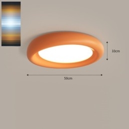 Regulável redondo espectro total proteção ocular multi cores moderno montagem embutida luz de teto luminárias internas