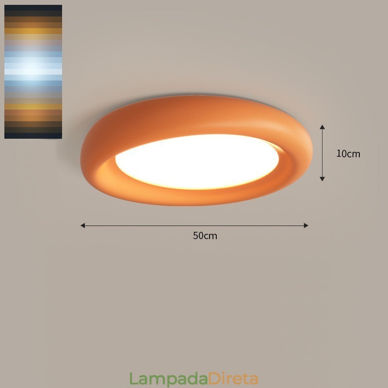 Regulável redondo espectro total proteção ocular multi cores moderno montagem embutida luz de teto luminárias internas