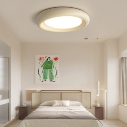 Regulável redondo espectro total proteção ocular multi cores moderno montagem embutida luz de teto luminárias internas