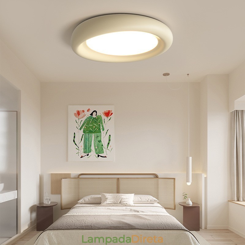Regulável redondo espectro total proteção ocular multi cores moderno montagem embutida luz de teto luminárias internas