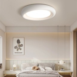 Regulável redondo espectro total proteção ocular multi cores moderno montagem embutida luz de teto luminárias internas