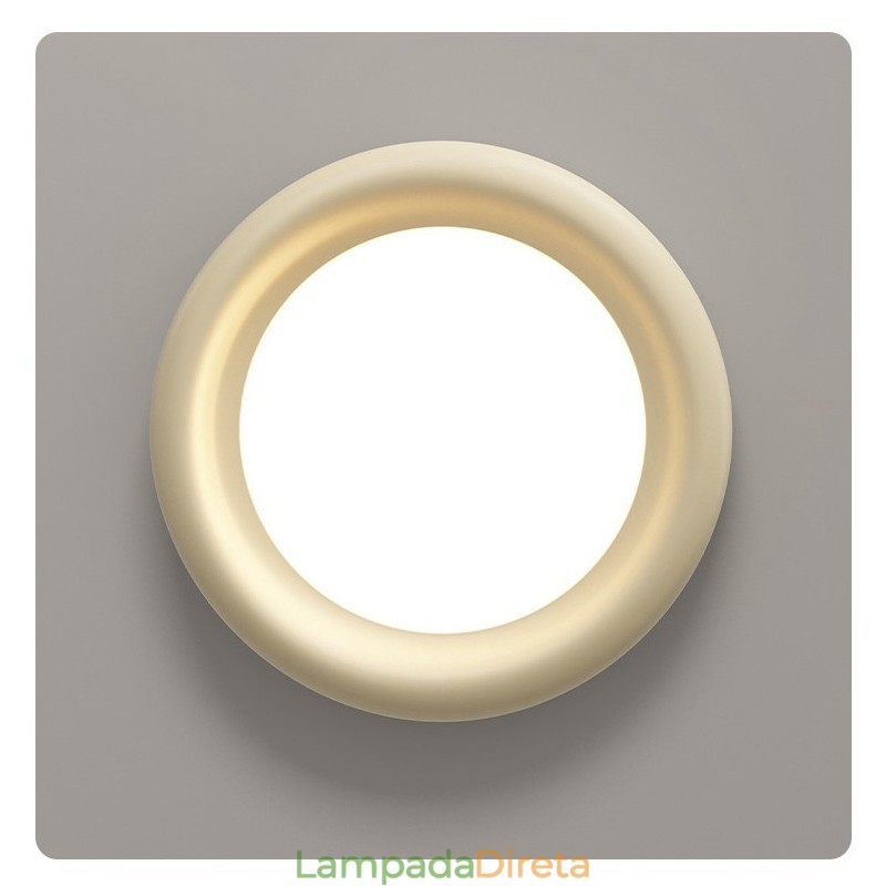 Regulável redondo espectro total proteção ocular multi cores moderno montagem embutida luz de teto luminárias internas