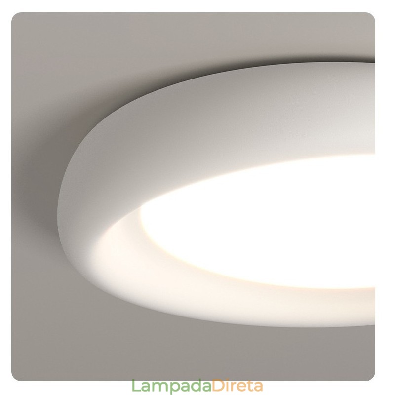 Regulável redondo espectro total proteção ocular multi cores moderno montagem embutida luz de teto luminárias internas