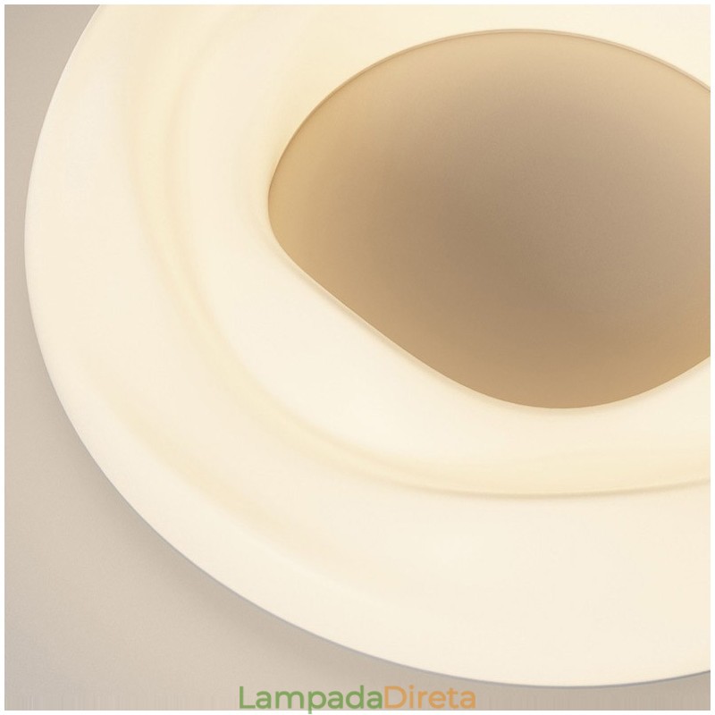 Luminária de teto embutida redonda moderna regulável para iluminação interna