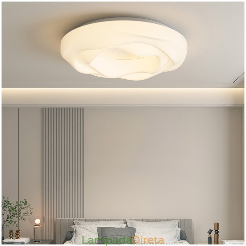 Luminária de teto embutida redonda moderna regulável para iluminação interna
