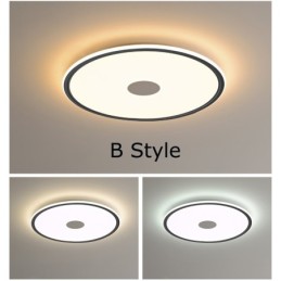 Nordic 3,5 cm de espessura redonda proteção ocular de espectro total luz de teto regulável interna