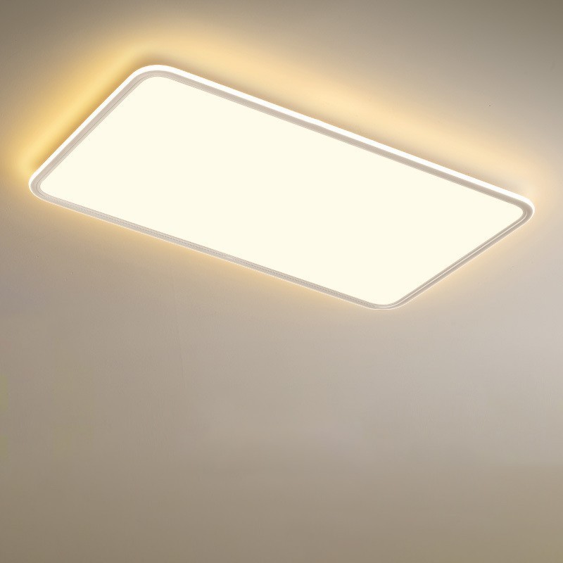 Luminária de teto embutida retangular regulável de tamanho grande moderna Luminária de iluminação interna