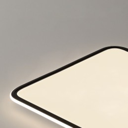 Luminária de teto embutida retangular regulável de tamanho grande moderna Luminária de iluminação interna