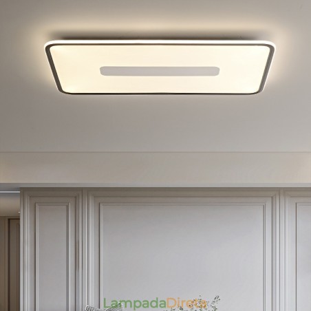 Moderno tamanho grande retângulo regulável montagem embutida luz de teto espectro total proteção ocular Moderno tamanho grande retângulo regulável montagem embutida luz de teto espectro total proteção ocular
