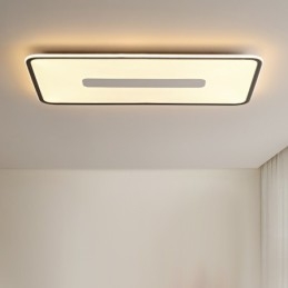 Moderno tamanho grande retângulo regulável montagem embutida luz de teto espectro total proteção ocular