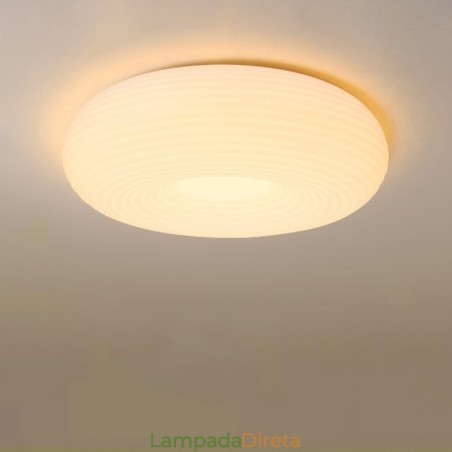 Luz de teto redonda moderna de proteção ocular de espectro total regulável Luz de teto redonda moderna de proteção ocular de espectro total regulável