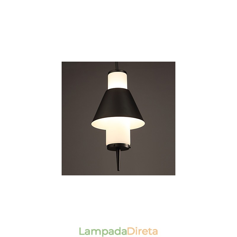 Lustre Mini Estilo Moderno Contemporâneo Metal Pendente Luz