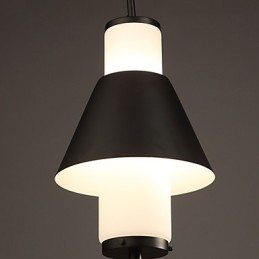 Lustre Mini Estilo Moderno Contemporâneo Metal Pendente Luz