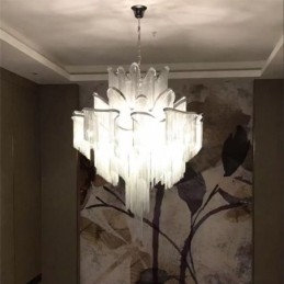 Tassels Extra Large Size Chandelier Designer Luz de teto pendente