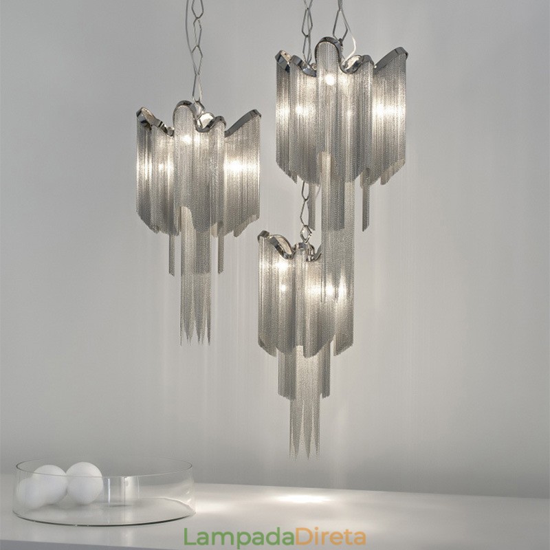 Tassels Extra Large Size Chandelier Designer Luz de teto pendente