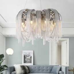 Tassels Extra Large Size Chandelier Designer Luz de teto pendente