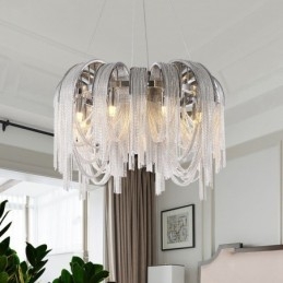 Tassels Extra Large Size Chandelier Designer Luz de teto pendente
