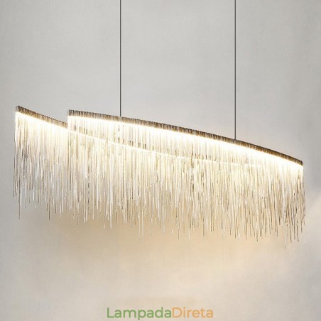 Tassels Extra Grande Tamanho Designer Teto Pendente Luz Ilha Tassels Extra Grande Tamanho Designer Teto Pendente Luz Ilha