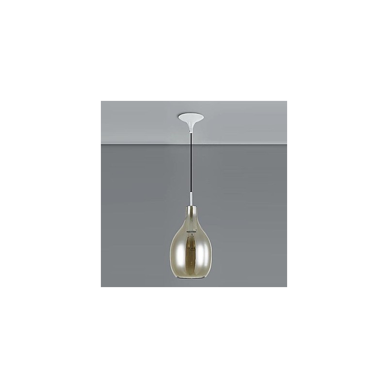Lustre 1 Luz Simples Moderno Artístico
