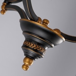 Lâmpadas de teto minimalistas retrô Lâmpadas de teto de vidro estilo europeu