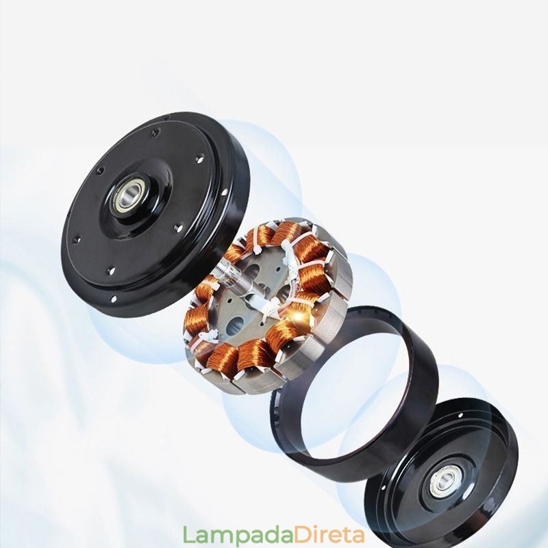 Lâmpada de ventilador inversora moderna e minimalista Lâmpada de ventilador de teto