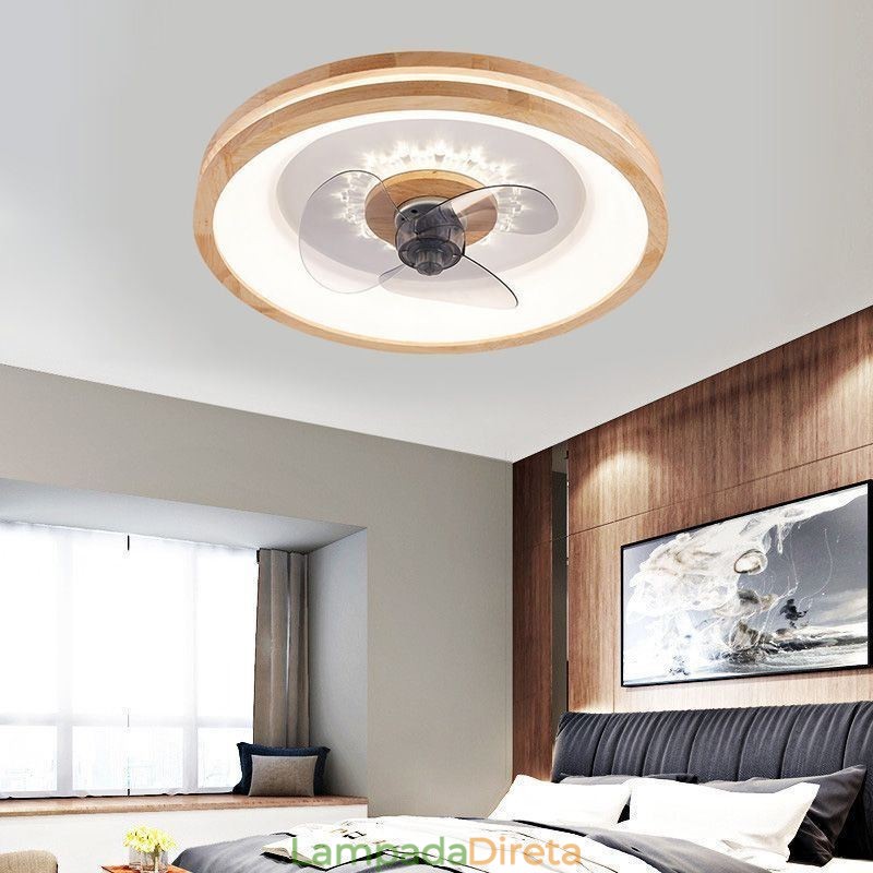 Ventilador de teto inversor moderno com luzes, controle remoto, luz de teto, ventilador, lâmpada