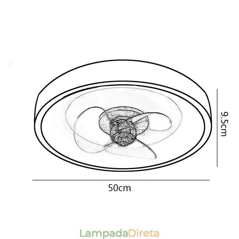 Ventilador de teto inversor moderno com luzes, controle remoto, luz de teto, ventilador, lâmpada