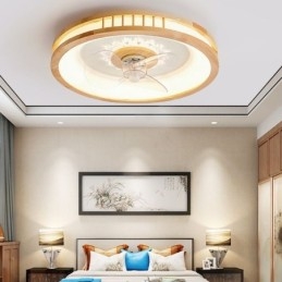 Ventilador de teto inversor moderno com luzes, controle remoto, luz de teto, ventilador, lâmpada