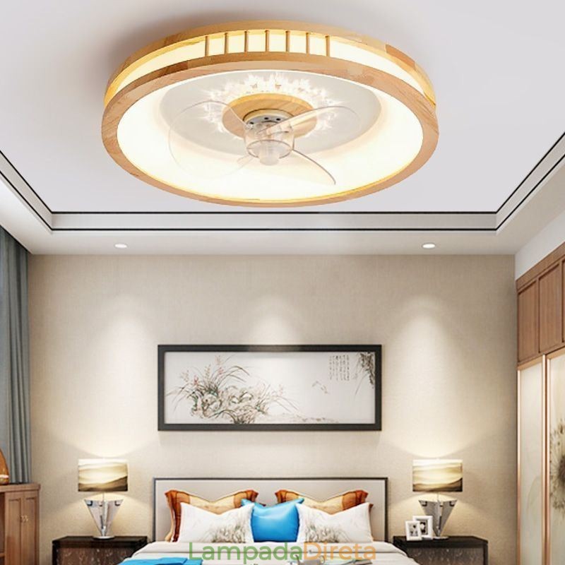 Ventilador de teto inversor moderno com luzes, controle remoto, luz de teto, ventilador, lâmpada