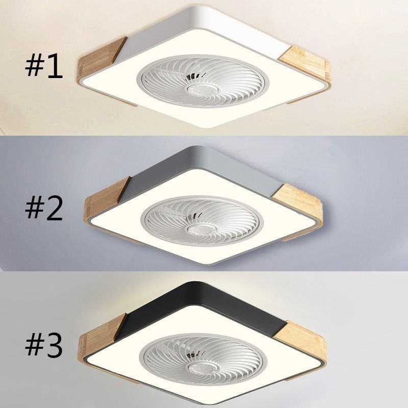 Ventilador de teto moderno Luzes de teto simples Lâmpada de teto
