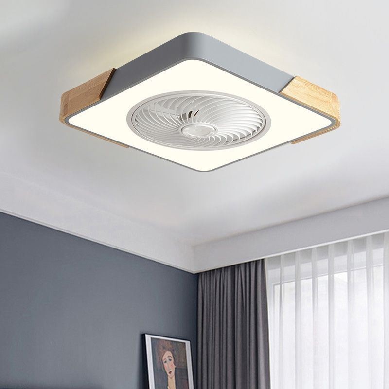 Ventilador de teto moderno Luzes de teto simples Lâmpada de teto