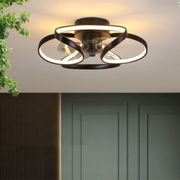 Ventilador de teto exclusivo e luz Ventilador de teto moderno com luzes
